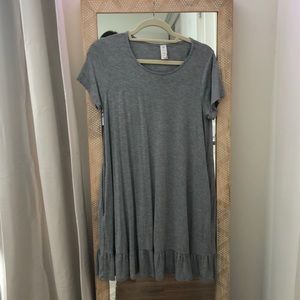 Grey simple dress